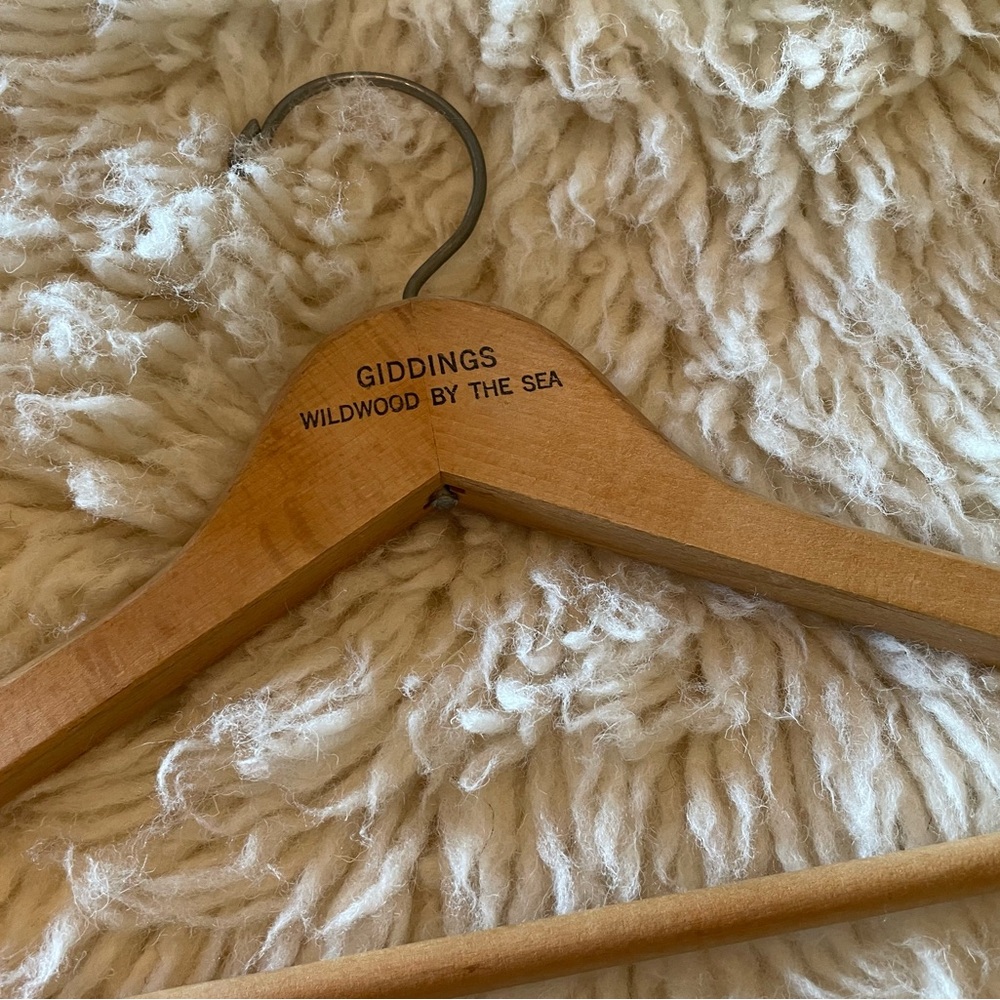 Vintage Wooden Advertising and Crochet Hangers - Picture 2 of 7